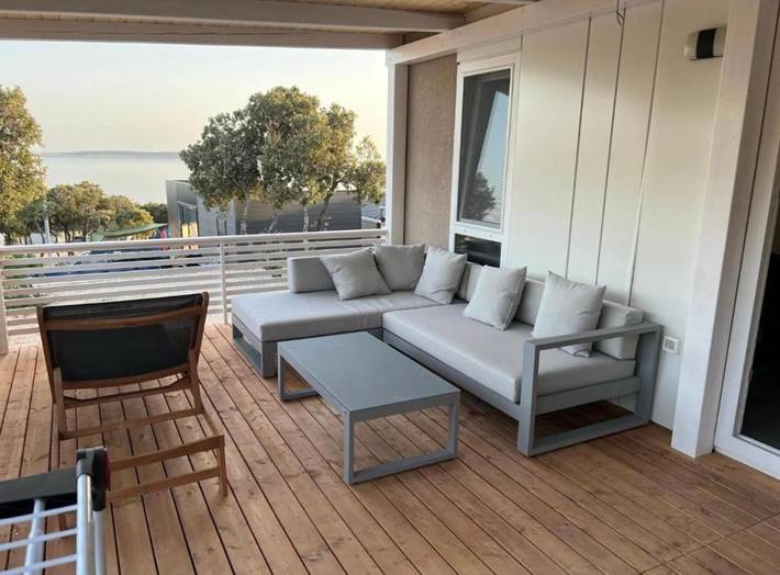 Camping für 4 Personen, mit Ausblick und Terrasse auf Pag - 2