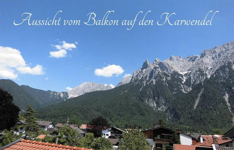 Ferienwohnung für 4 Personen, mit Ausblick und Balkon in Geigenbaumuseum Mittenwald - 3
