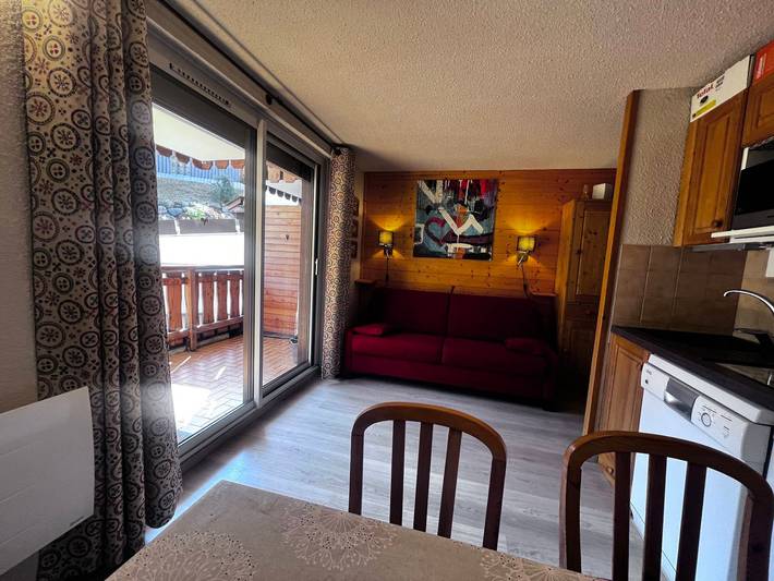 Appartement de vacances pour 4 personnes, avec balcon à La Clusaz
