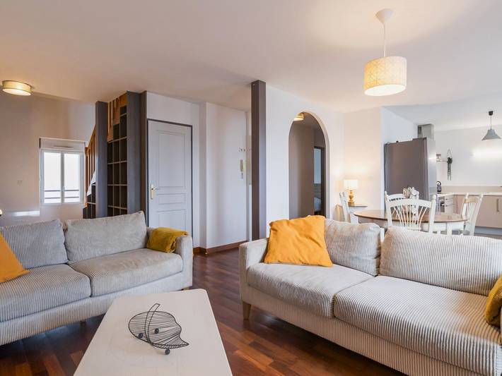 Appartement de vacances pour 6 personnes, avec Jardin