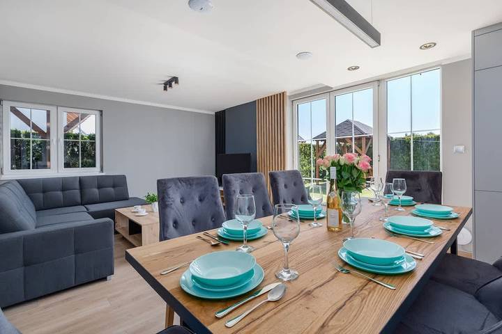 Ferienhaus für 9 Personen mit Garten in Zastań, Baltic Sea Pomerania