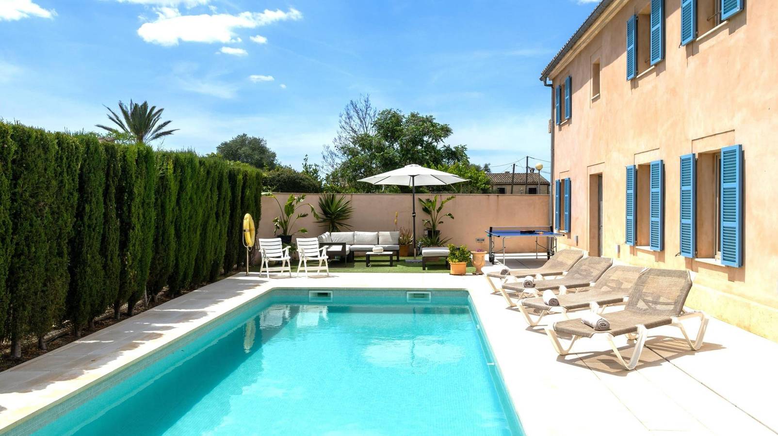 Ca Na Rossa (Sineu) - Hermosa casa con piscina privada en el centro de Mallorca - Wifi gratis. in Sineu, Interior de Mallorca