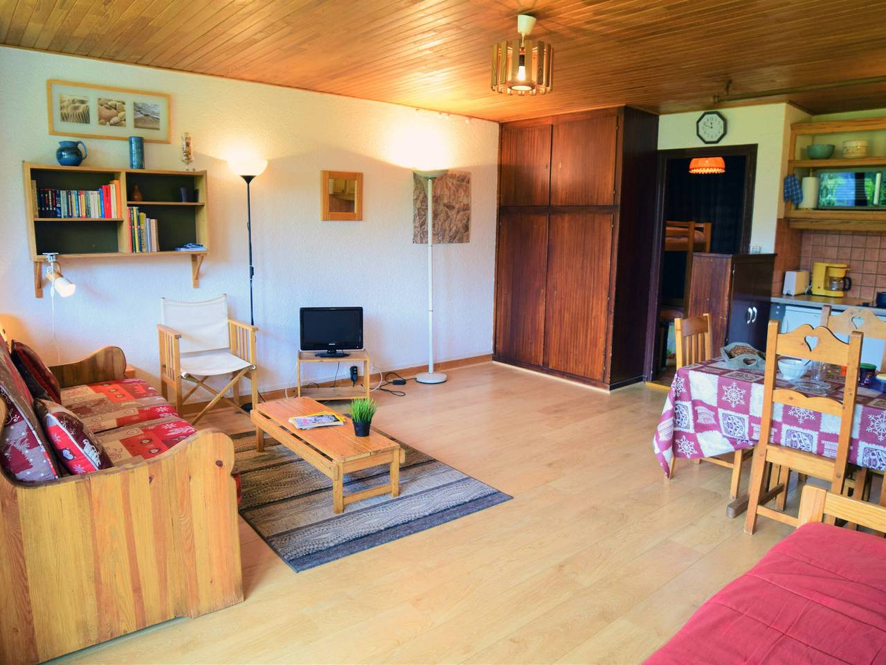 Estudio entero, Estudio para 5 pers. con balcón, sector Diable, se admiten mascotas in Vénosc, Les Deux Alpes