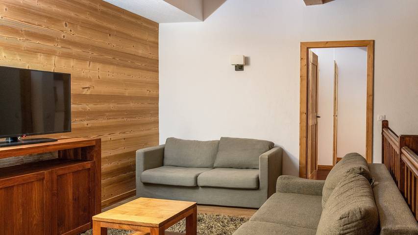 Appartement entier, Appartement de vacances pour 10 personnes avec balcon in Vallorcine, Région de Bonneville