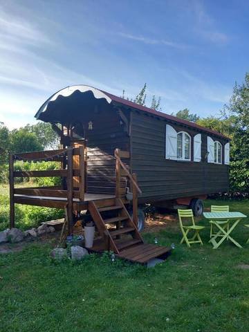 Cottage pour 2 personnes, avec jardin et vue à Oye-Plage