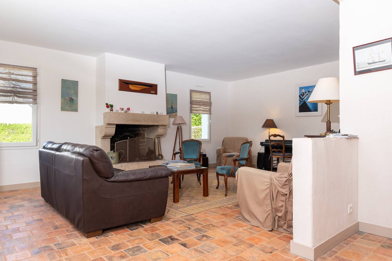 Maison de vacances 'Madig Azul Maison Piscine Chauffée' avec piscine privée, terrasse et Wi-Fi in La Trinité-sur-Mer, Côte des Mégalithes