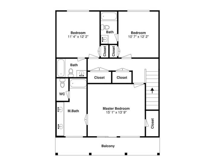 Vacation rental for 12 people, with pool and balcony in Gulf Shores