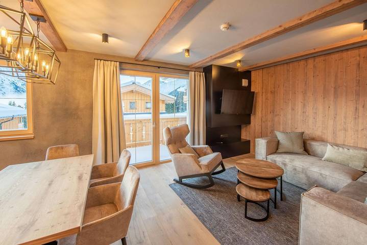 Hütte für 5 Personen, mit Balkon und Sauna sowie Ausblick im Salzburger Land - 2