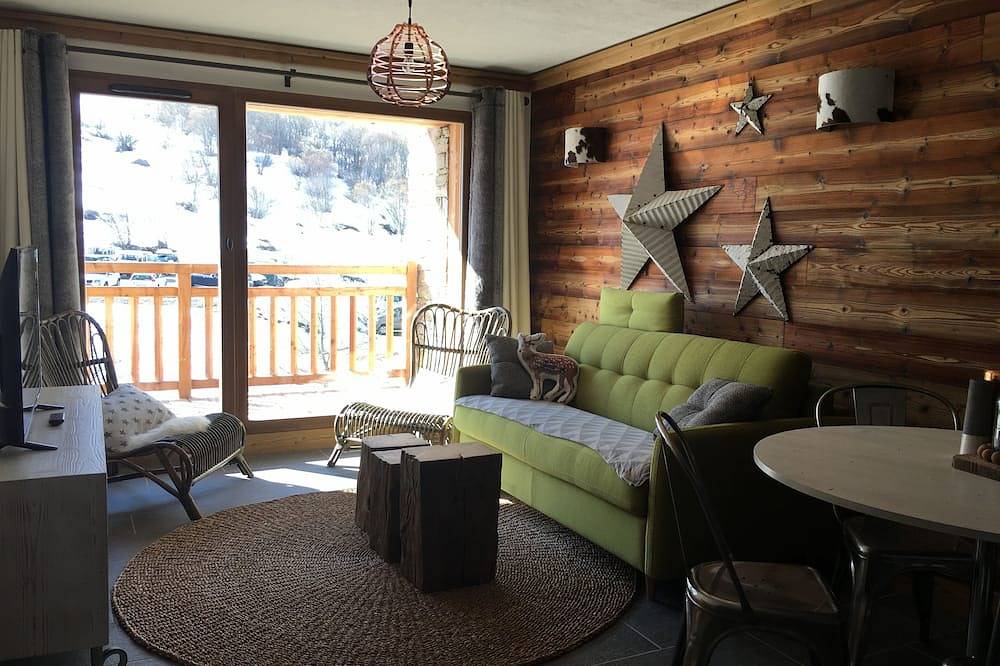 Ganze Wohnung, Bonneval-Sur-Arc la Bergerie: Neue komfortable Wohnung am Fuße der Piste. in Bonneval-sur-Arc, Region Saint-Jean-de-Maurienne