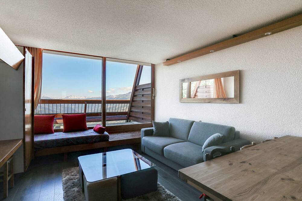 Ganze Wohnung, Ferienwohnung in Arc 1600 mit Balkon, 6 Personen, TV und WLAN inbegriffen in Arc 1600, Bourg-Saint-Maurice