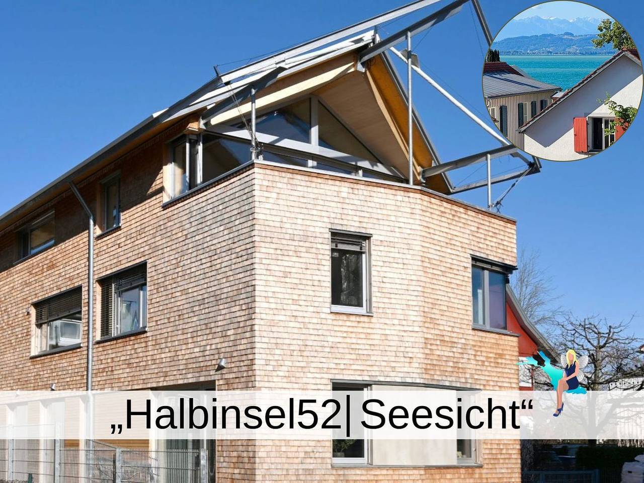 Ganze Wohnung, Ferienwohnung I Seesicht – Exklusive Maisonette-Wohnung mit Seesicht in Wasserburg (Bodensee), Bayerisch Schwaben