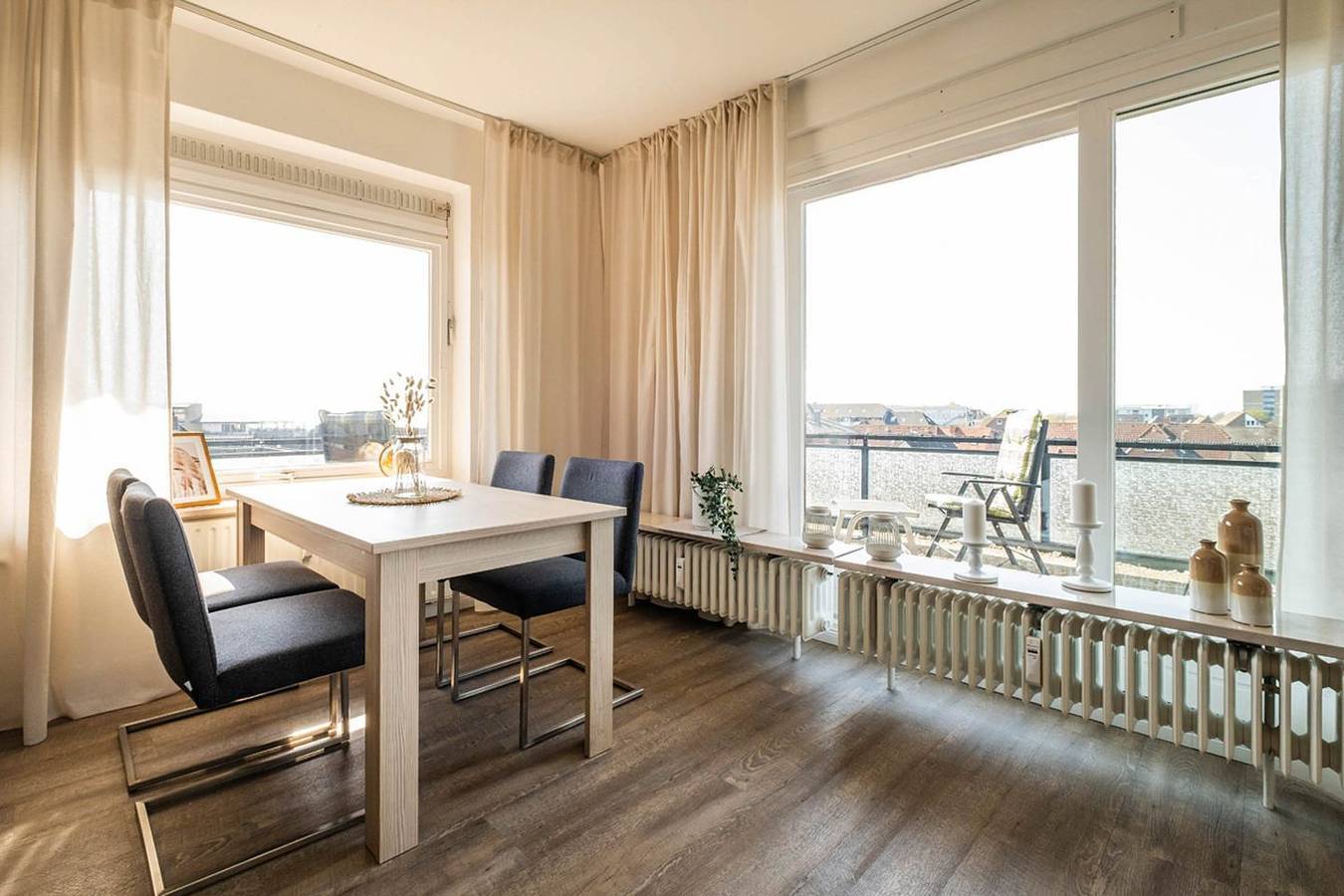 Ganze Wohnung, Ferienwohnung für 2 Personen mit Dachterrasse und Meerblick in Hafen Büsum, Büsum