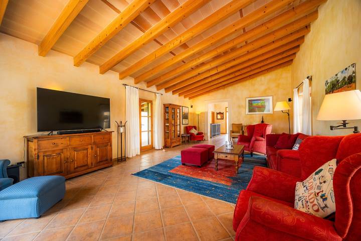 Finca 'Can Xerpeta' mit Bergblick, privatem Pool und Wlan in Son Servera, Mallorca Osten