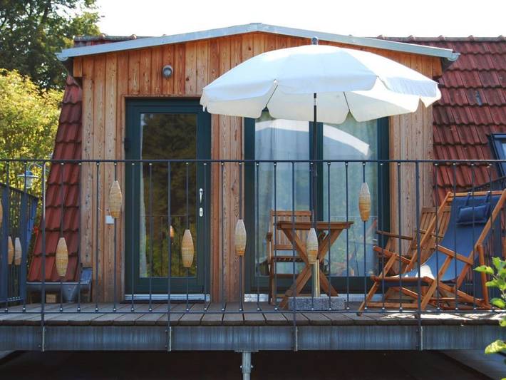 Ferienwohnung für 3 Personen, mit Balkon, kinderfreundlich in Märkische Schweiz