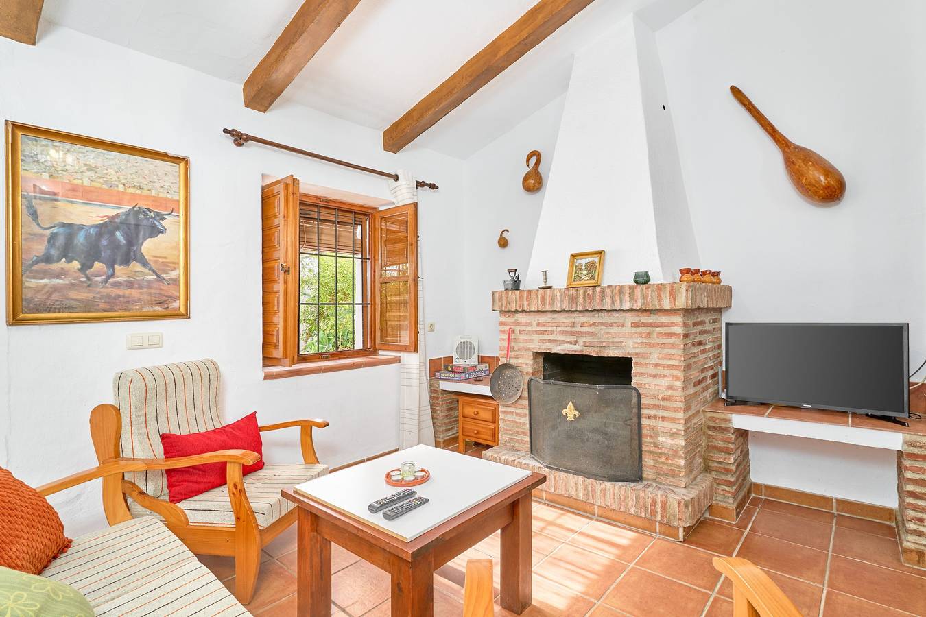 Ferienhaus 'Cortijo A Navas' mit Meerblick, Wlan und Klimaanlage in Frigiliana, Costa del Sol