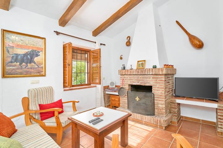 Ferienhaus 'Cortijo A Navas' mit Meerblick, WLAN und Klimaanlage in Frigiliana, Costa del Sol