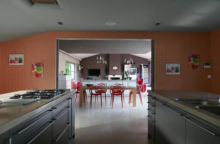 Villa pour 16 personnes, avec jacuzzi et jardin ainsi que piscine et sauna - 1
