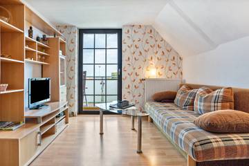 Ferienwohnung für 4 Personen, mit Garten und Seeblick, mit Haustier am Kummerower See