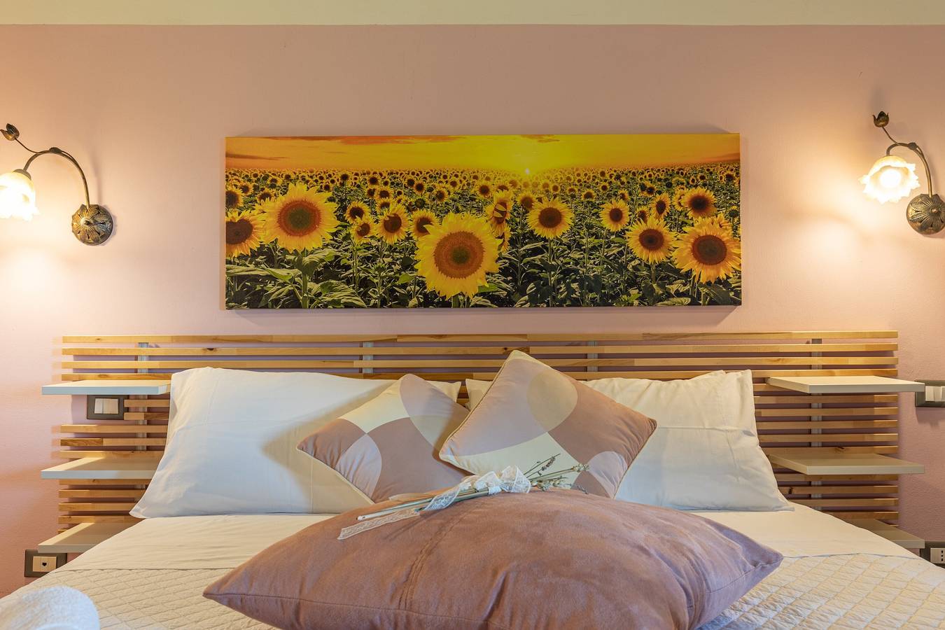 Zimmer 'Girasole' mit Bergblick, Gemeinschaftspool und Wlan in Chianciano Terme, Siena Provinz