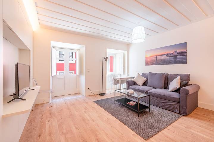 Apartamento para 3 personas, con terraza en Lisboa
