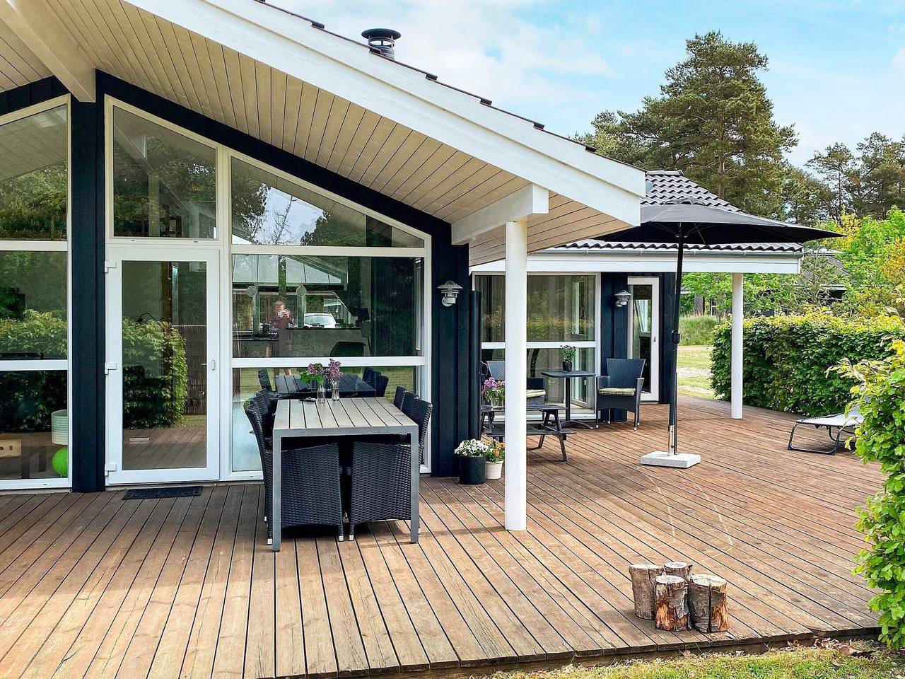 Geraumiger Familienruckzug in Hals, Limfjord in Nordjütland