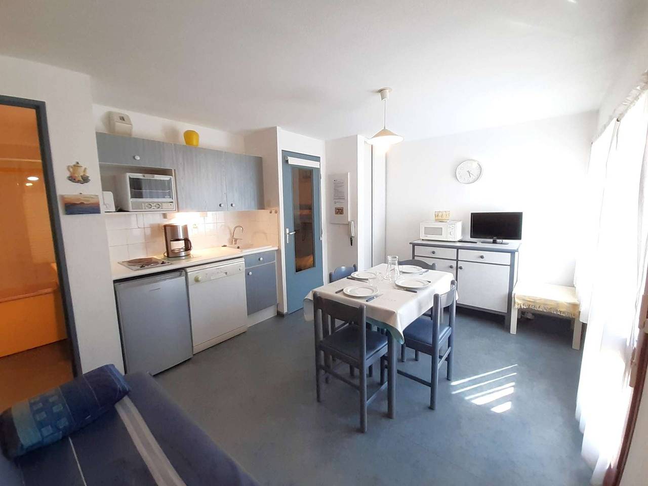 Studio entier, Studio cosy avec balcon, parking, salle de musculation - 4 personnes à Saint-Lary-Soulan in Saint-Lary-Soulan, Parc national des Pyrénées