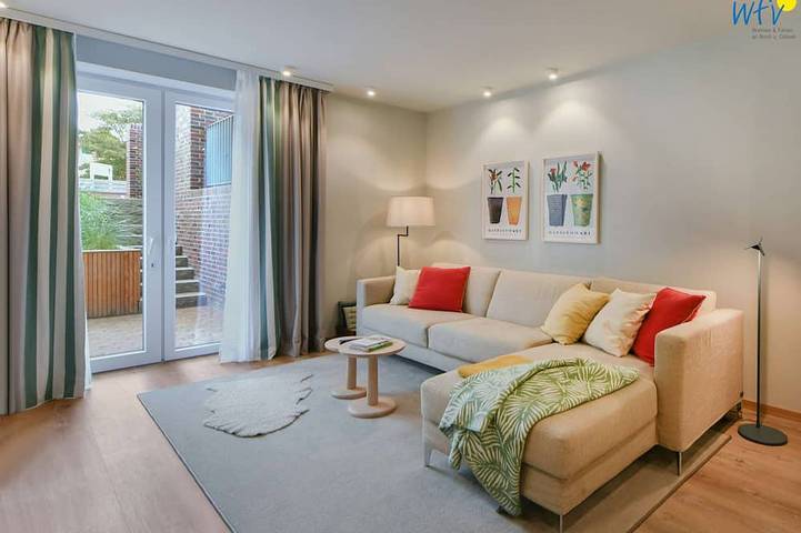 Ferienwohnung für 4 Personen, mit Sauna und Terrasse auf Juist