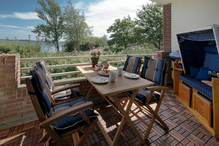 Ferienwohnung für 4 Personen, mit Balkon/Terrasse und Meerblick sowie Balkon in Westfehmarn - 4