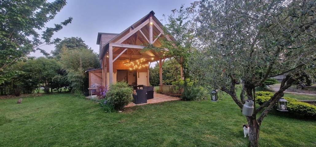 Maison de vacances pour 3 personnes, avec jardin
