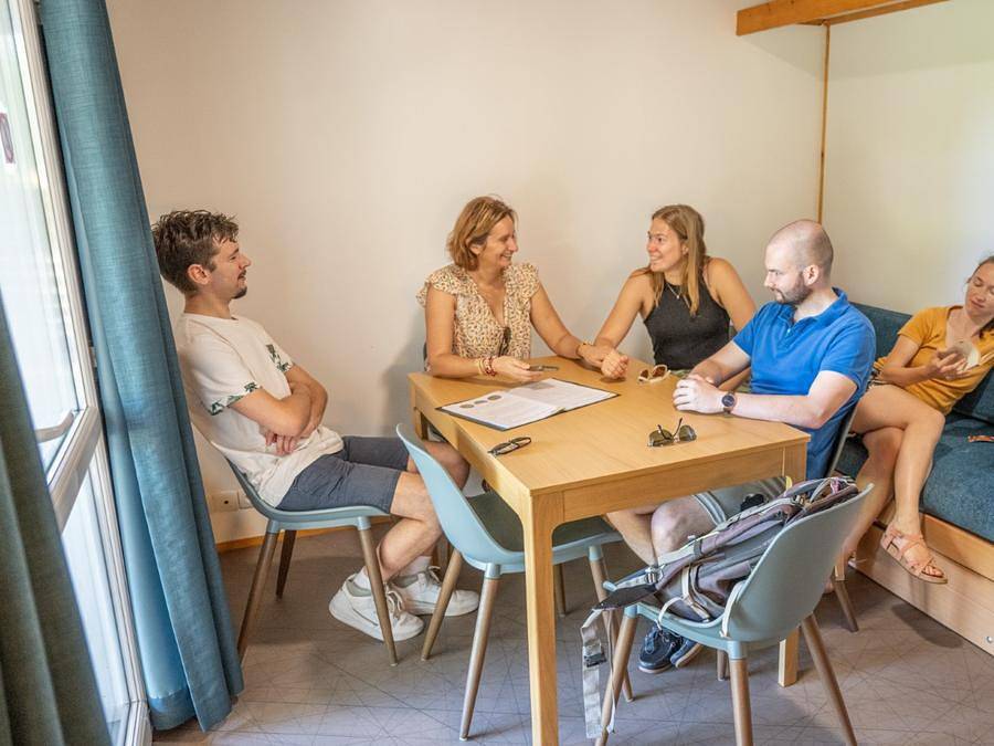 Camping le Florival - Chalet 6 personnes - 35 m² - 3 chambres in Issenheim, Région de Guebwiller