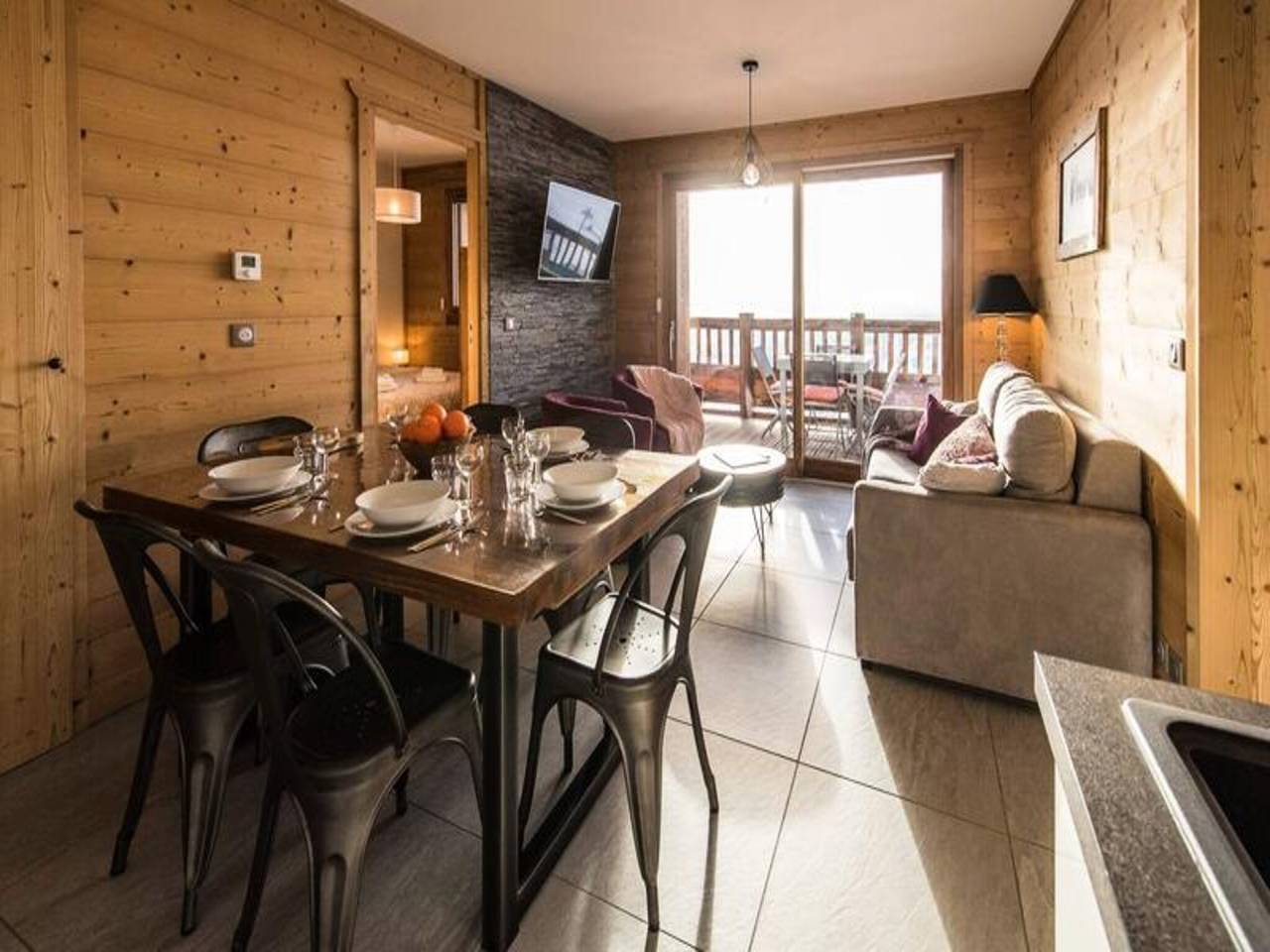 Ganze Wohnung, Wohnung an Les Retenues, Ski-In/Ski-Out in La Toussuire, Fontcouverte-la-Toussuire