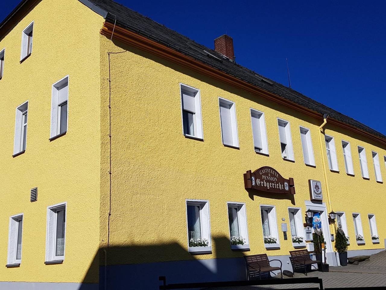 Pension & Gasthof Erbgericht - Doppelzimmer, Dusche, Wc in Marienberg, Erzgebirge