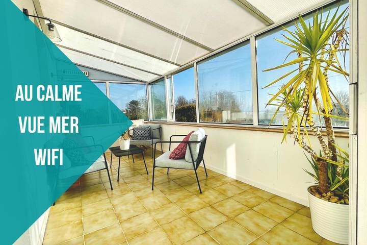 Maison de vacances pour 8 personnes, avec vue et jardin