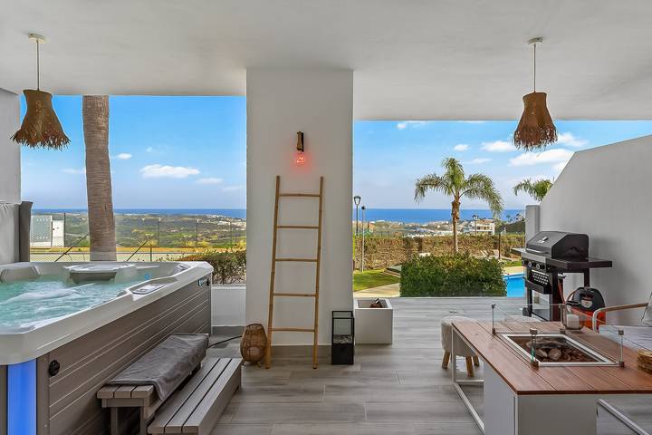 Hel lägenhet, Lägenhet för 3 Personer med bubbelpool in Riviera del Sol, Mijas