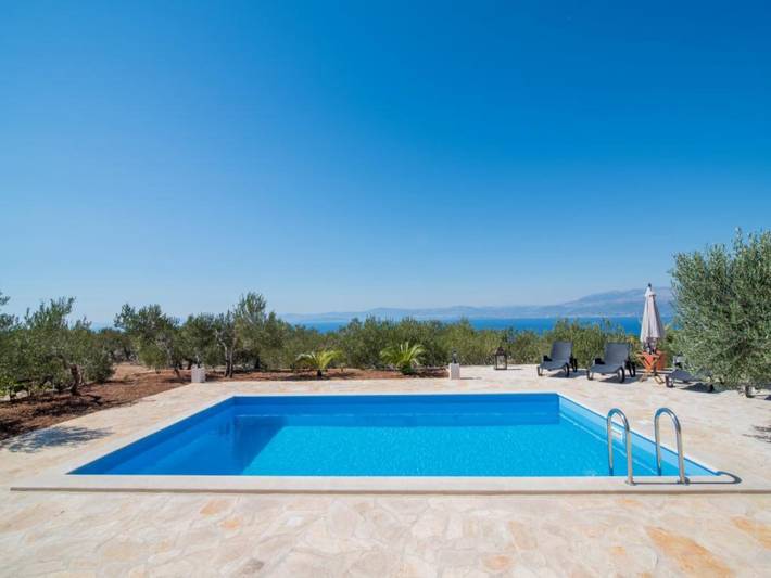 Holiday Home My Summer House - Two-Bedroom Holiday Home with Private Pool and Terrace - (St) in Supetar, Brac