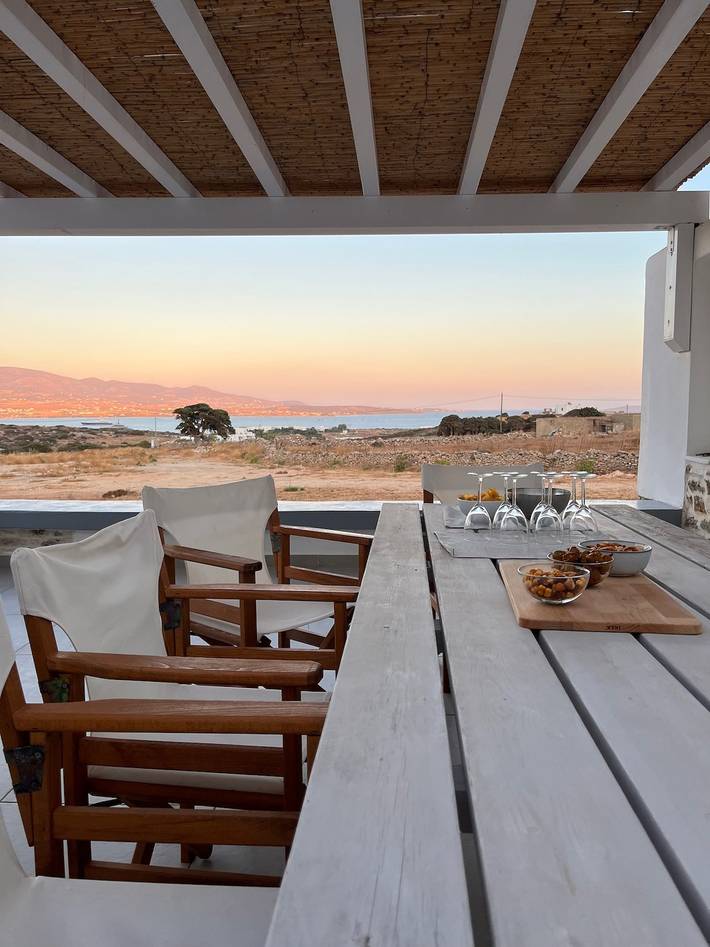 Gîte pour 4 personnes, avec terrasse dans Antiparos Ville