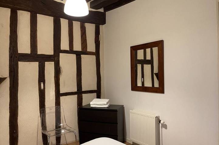 Apartamento entero, Le Coche d'Eau-Apartamento-Moderno-Baño en la habitacion-Vista a la Ciudad in Auxerre, Auxerre region