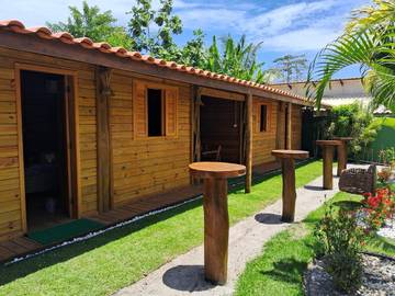 Gîte pour 2 personnes, avec balcon ainsi que jardin et vue dans Ilha de Boipeba