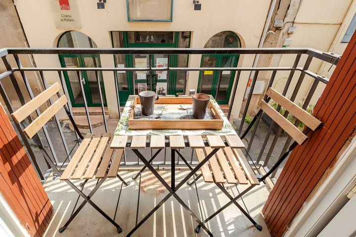 Apartamento entero, Apartamento 'Transversal 1' con balcón y Wi-Fi in Pézenas, Costa mediterránea (Francia)