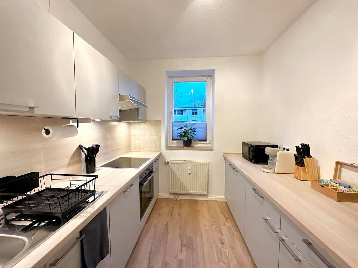 Ganze Wohnung, Ferienwohnung für 4 Personen mit Balkon/Terrasse in Norderstedt, Kreis Segeberg