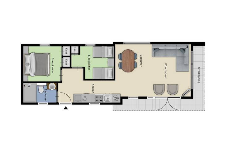 Vakantiehuis voor 4 personen in Ede