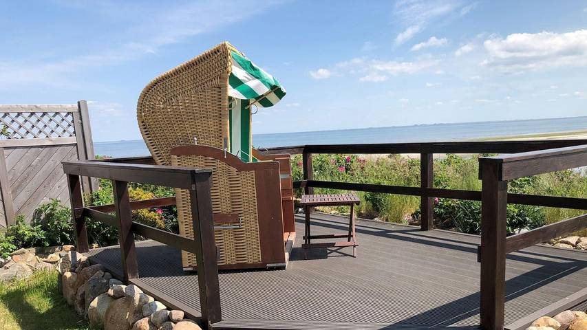 Ferienhaus mit Meerblick für 4 Personen, mit Sauna und Terrasse sowie Garten in Nordfriesland - 3