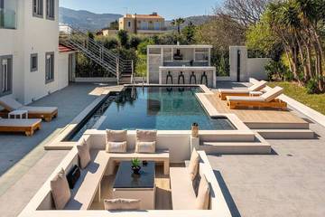 Villa mit pool für 8 Personen, mit Garten und Balkon sowie Whirlpool auf Kos