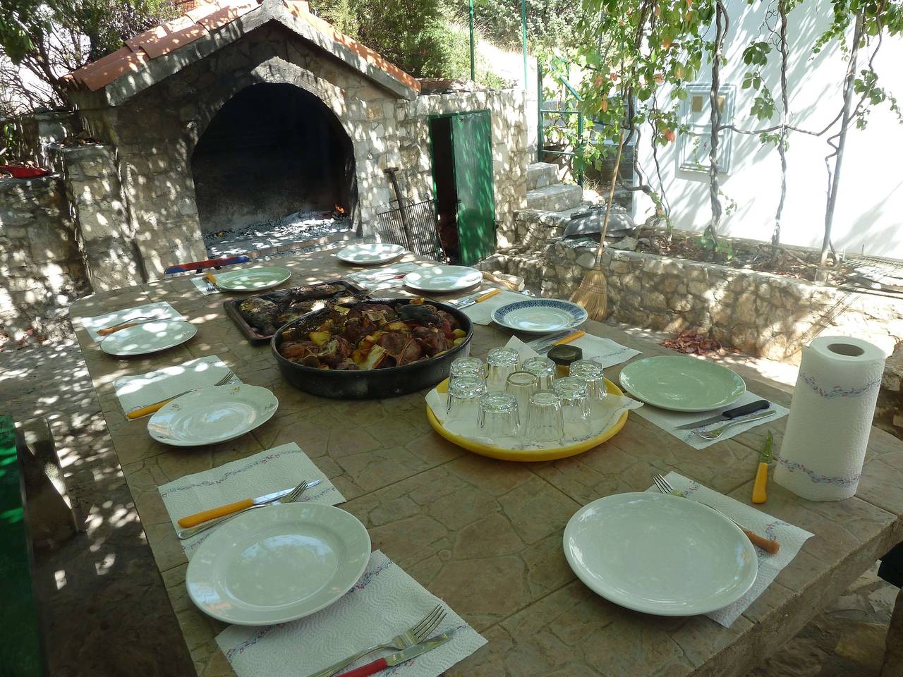 Dwupokojowy dom przy plaży Sevid, Trogir K-23061 in Sevid, Żupania splicko-dalmatyńska