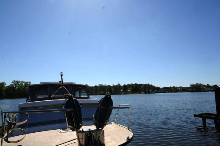 Ferienwohnung für 4 Personen, mit Garten und Ausblick sowie Seeblick in Fürstenberg/Havel