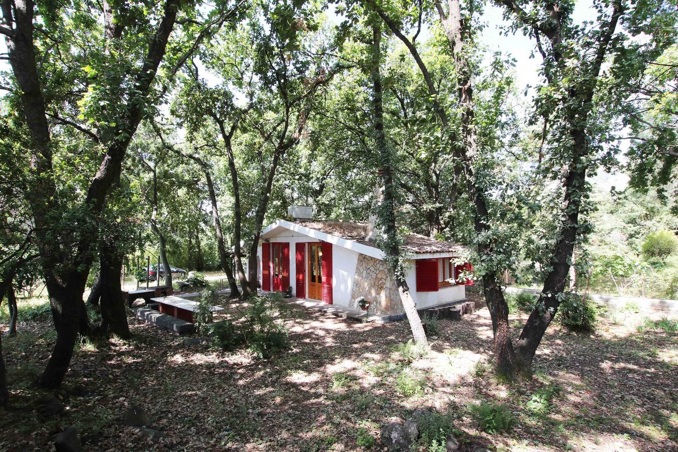 Estudio entero, Chalet en el bosque enclavado en el bosque de robles en Monterosso Etneo in Aci Sant'Antonio, Etna