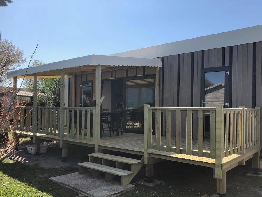 Camping Bleu Mer - Mobilheim 4 personen - Otello Duo Vip in Saint-Georges-de-Didonne, Côte de Beauté