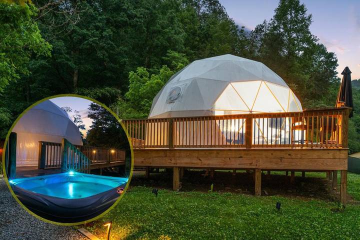 Camping für 3 Personen, mit Garten und Terrasse sowie Whirlpool, mit Haustier in Tennessee