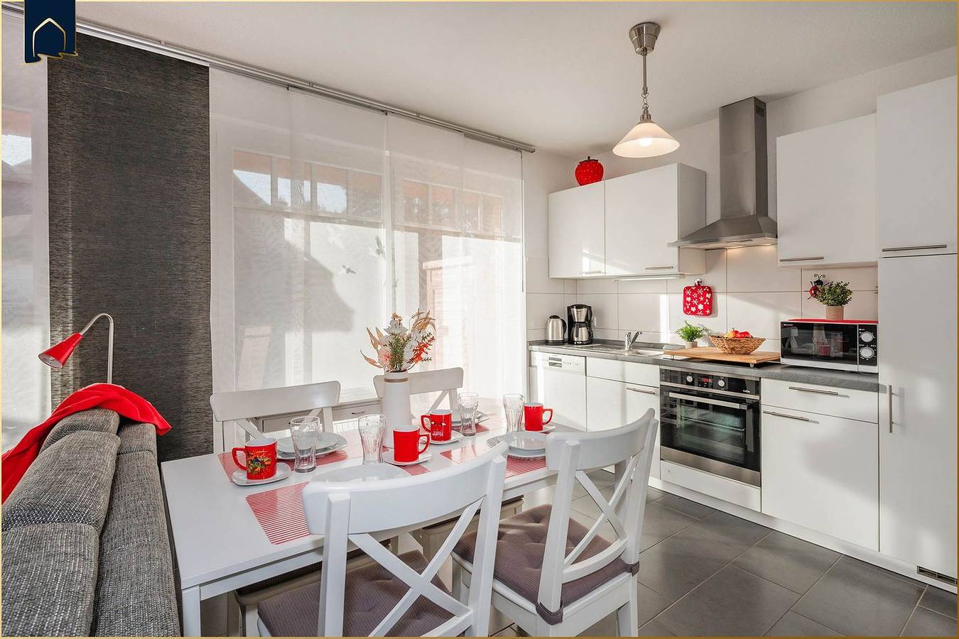 Appartement entier, Gemütliche Ferienwohnung mit Terrasse – nur 950 m zum Strand in Koserow, Bernsteinbäder