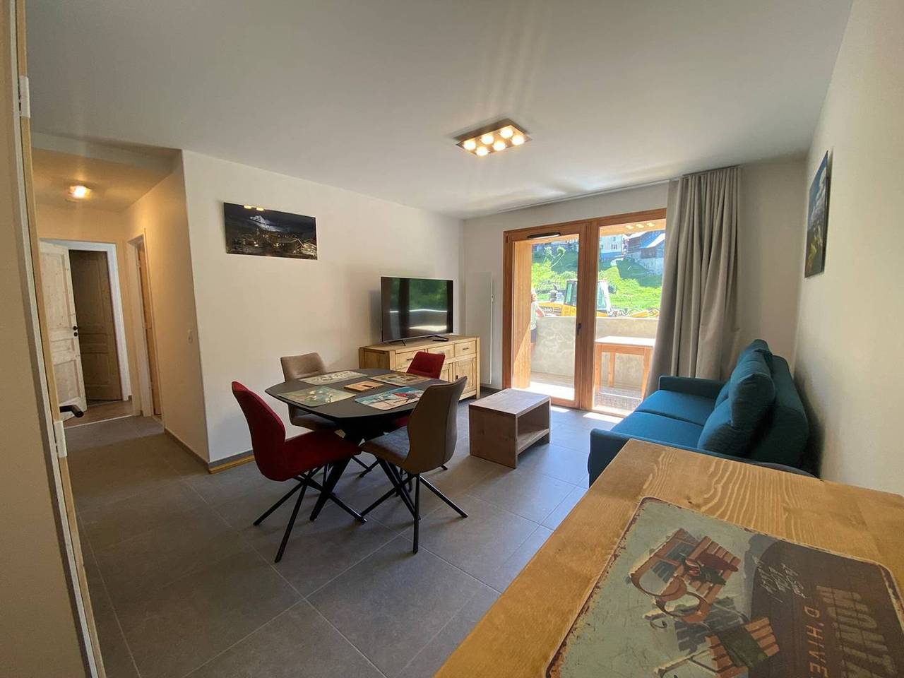 Hel lejlighed, New apartment 2 rooms, parking included, near free bus in Valmorel, Les Avanchers-Valmorel